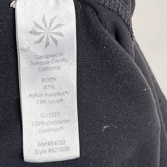 Athleta Small S Black Revelation Capri Leggings Athletic Yoga Stretch Workout - Picture 11 of 13